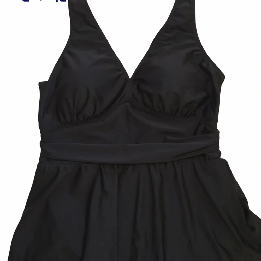 torrid Asymmetrical Skirt Dress Swimsuit 1X NEW - Picture 3 of 5